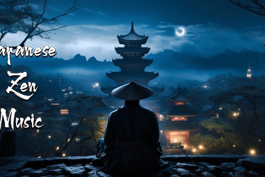 Calm the Mind on Peaceful Night - Japanese Zen Music For Meditation, Healing, Soothing