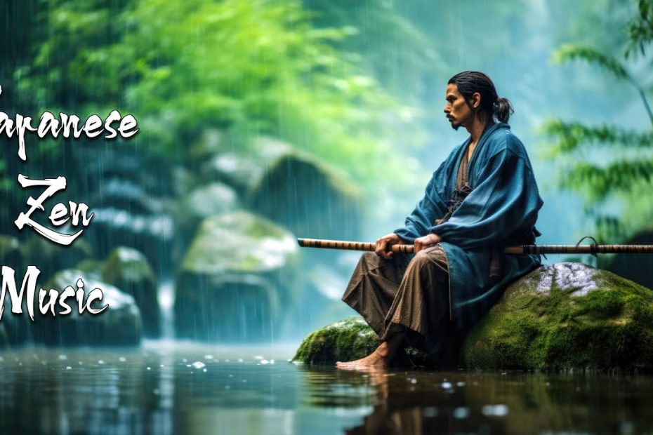 Calm the Mind with Rain Sound - Japanese Zen Music For Meditation, Soothing, Healing