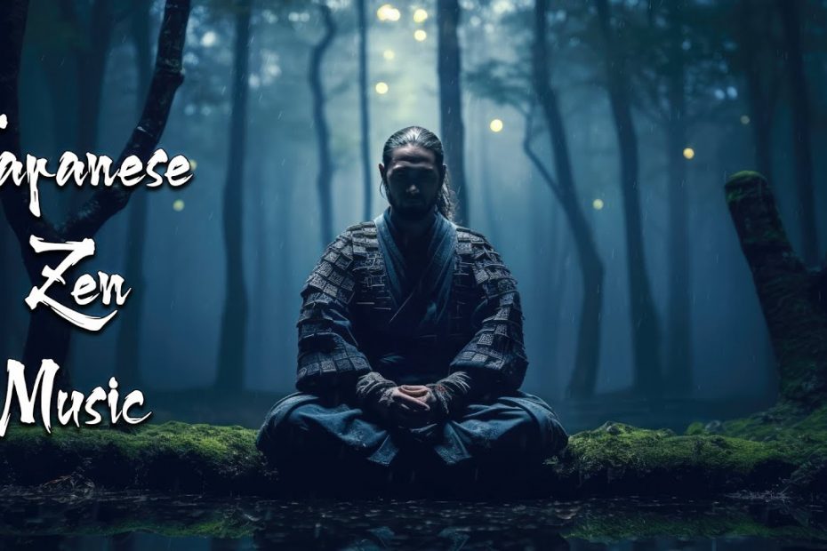 Peaceful Night with Japanese Flute Melodies - Japanese Zen Music For Meditation, Healing, Soothing