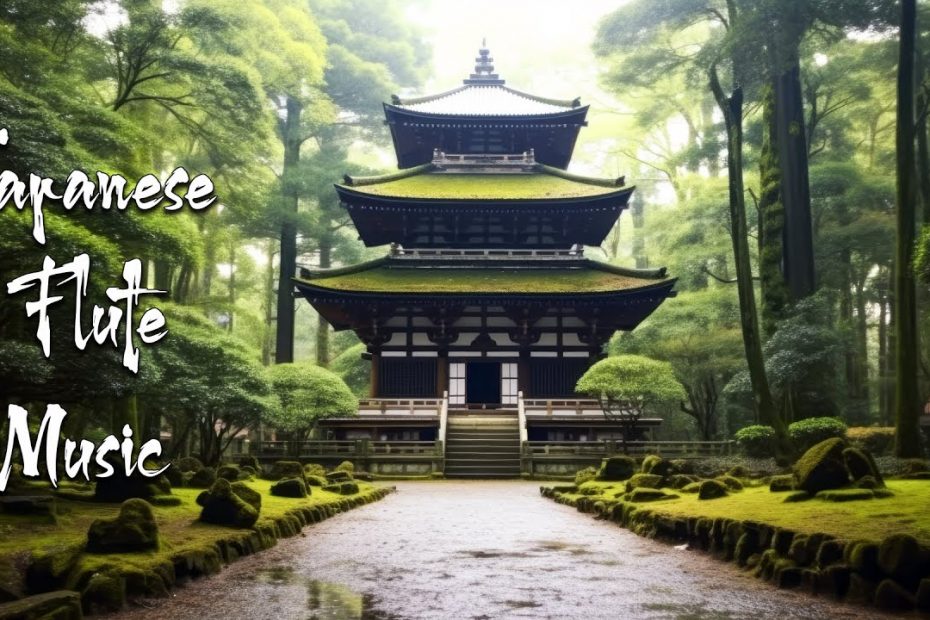 Rainy Day at an Ancient Japanese Temple - Japanese Flute Music Meditation, Healing, Calm the Mind