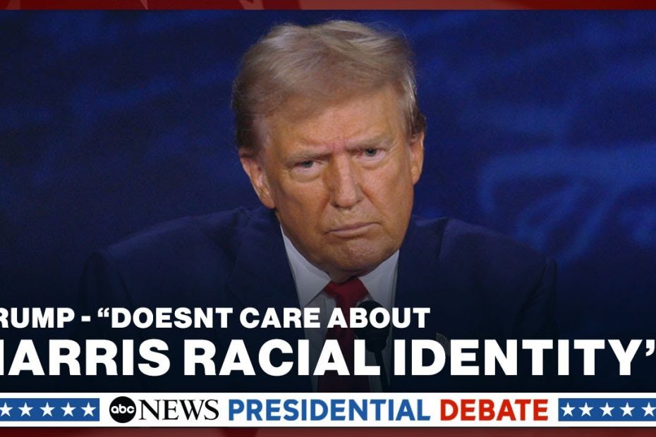 Trump says he "doesn't care" about Harris' racial identity