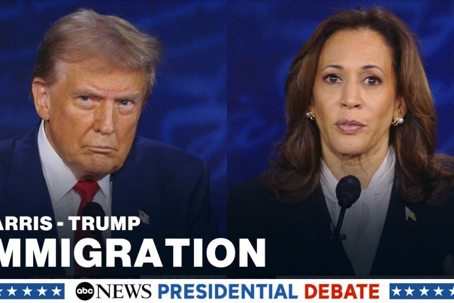 Harris and Trump speak on immigration policy during presidential debate