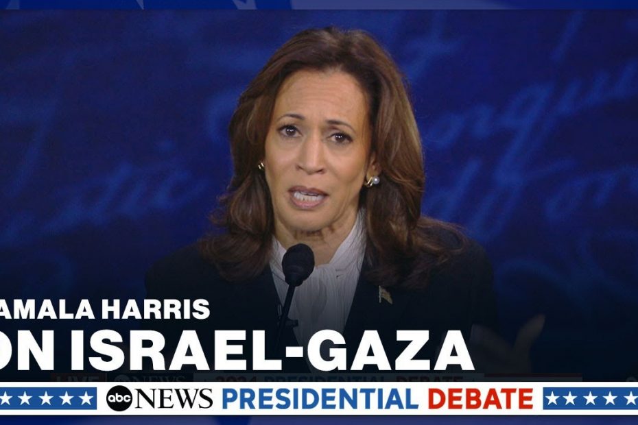 Harris adopts Biden's view on Israel-Gaza war, says it must end