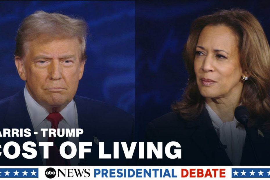 Harris and Trump speak on the cost of living during the presidential debate