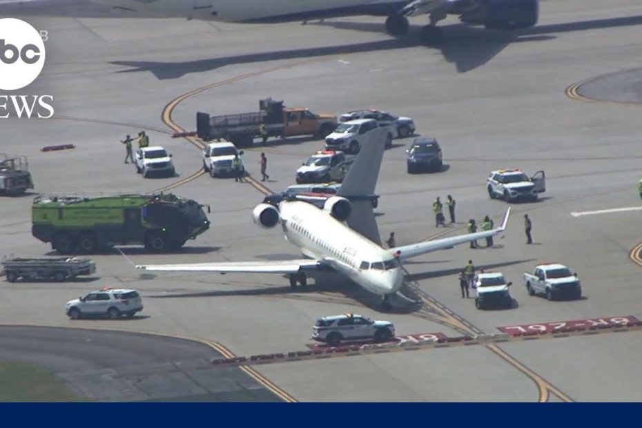 Delta flight tears off plane's tail on Atlanta airport taxiway