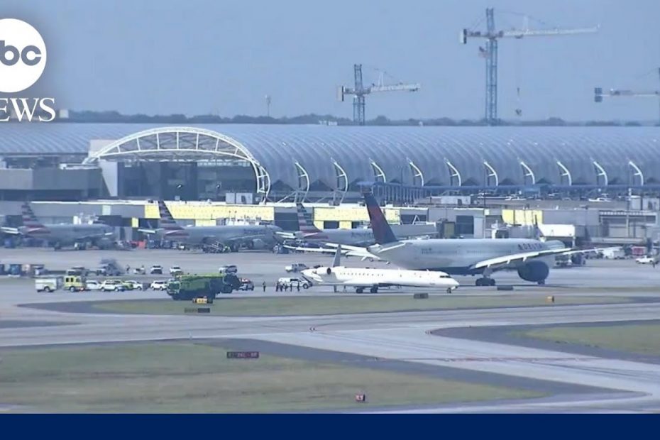 2 planes collide on taxiway at Atlanta airport