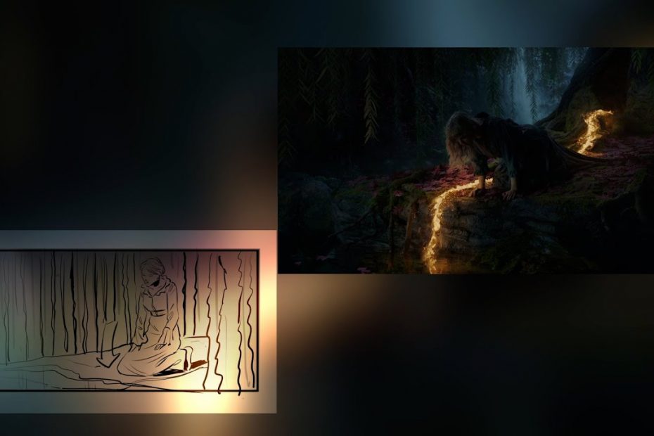 Taylor Swift - willow (dancing witch version) - storyboards from the willow music video