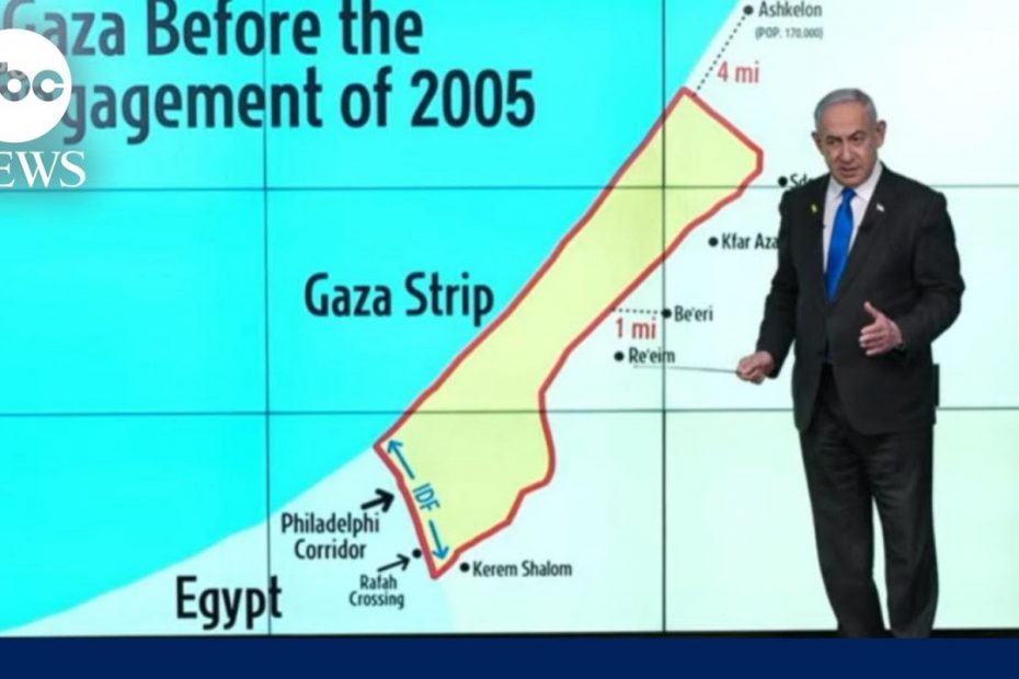 Israeli PM Netanyahu calls for control of Gaza-Egypt border as condition of cease-fire deal