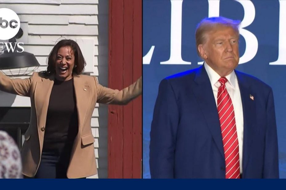 Trump holds town hall, Harris campaigns in New Hampshire ahead of ABC News debate