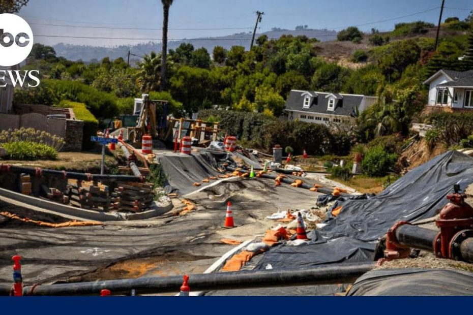 Landslide evacuation warnings for Southern California neighborhood