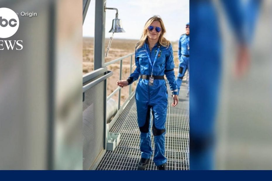 Youngest woman makes space history