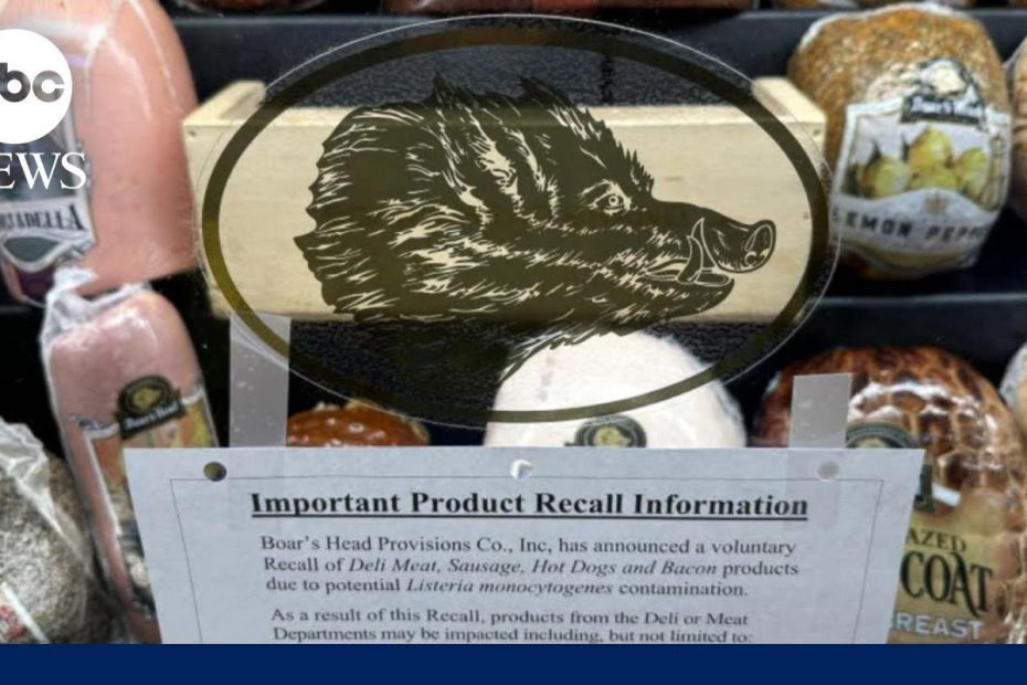 At least 9 dead due to Boar's Head deli meat listeria outbreak