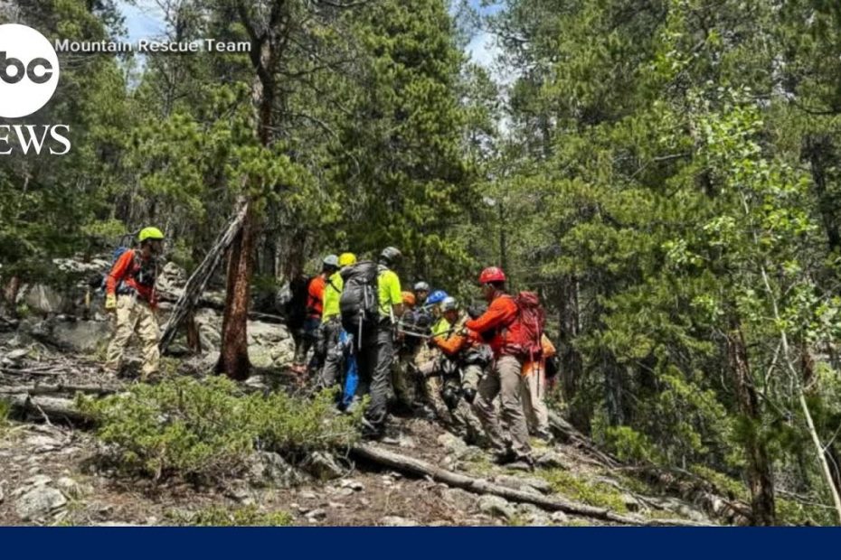 Hiker rescued after being left behind on a mountain by co-workers