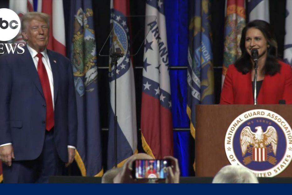 Tulsi Gabbard endorses former President Trump