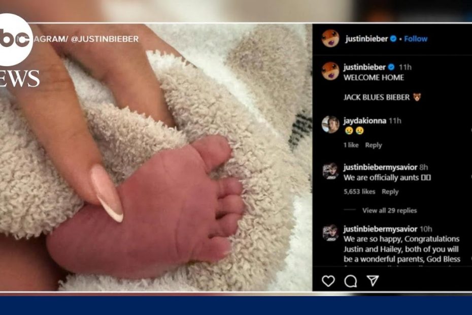 Justin Bieber welcomes new baby with wife Hailey Bieber