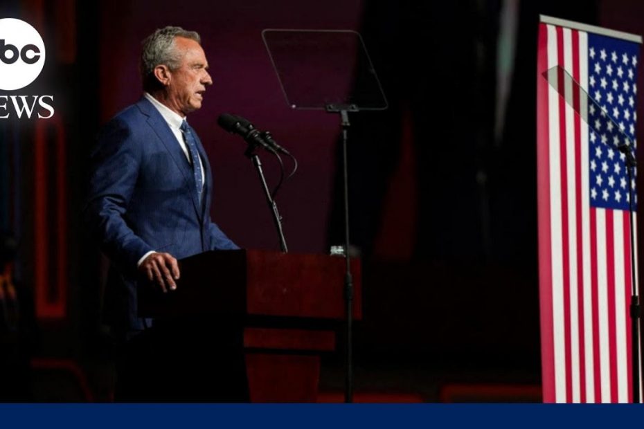 RFK Jr. joins Trump at Arizona rally after dropping out of race