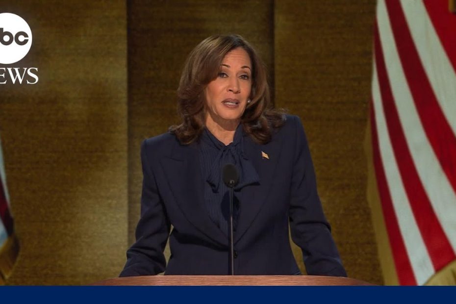 Harris' nomination speech at DNC designed to appeal to Independents, Republicans