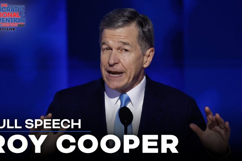 FULL SPEECH: North Carolina Governor Roy Cooper says Kamala Harris is ‘one hell of a fighter'