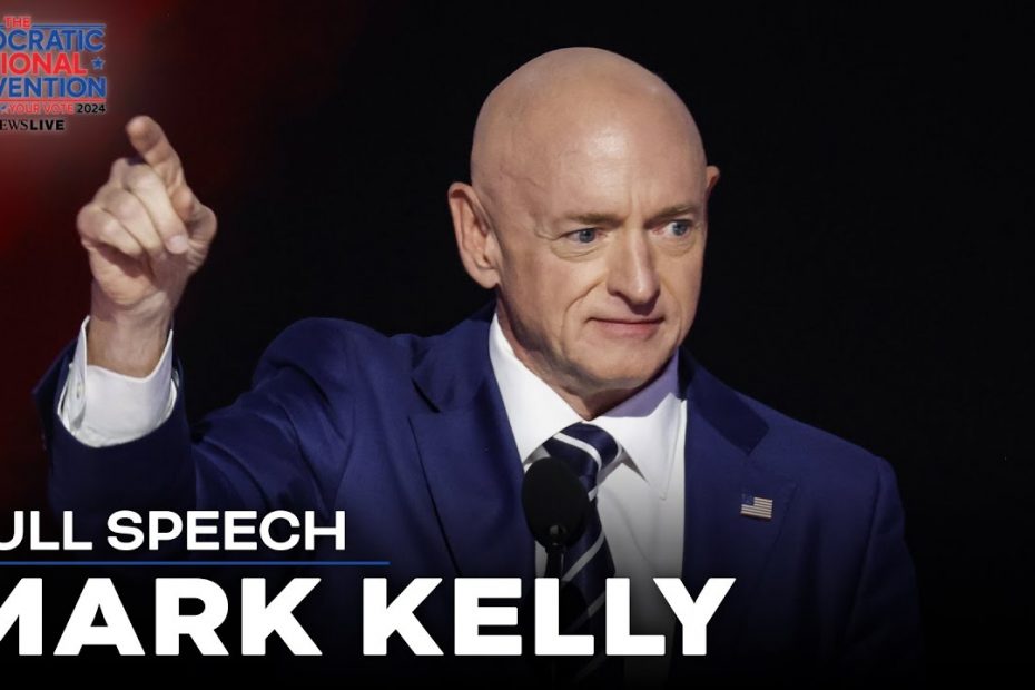 FULL SPEECH: Arizona Sen. Mark Kelly says ‘the world laughs at Trump’ on final day of DNC