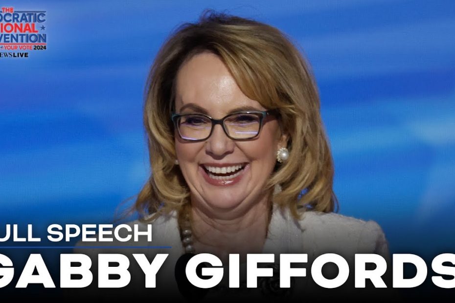 Gabby Giffords talks about ‘my friend, Kamala’ during full DNC speech