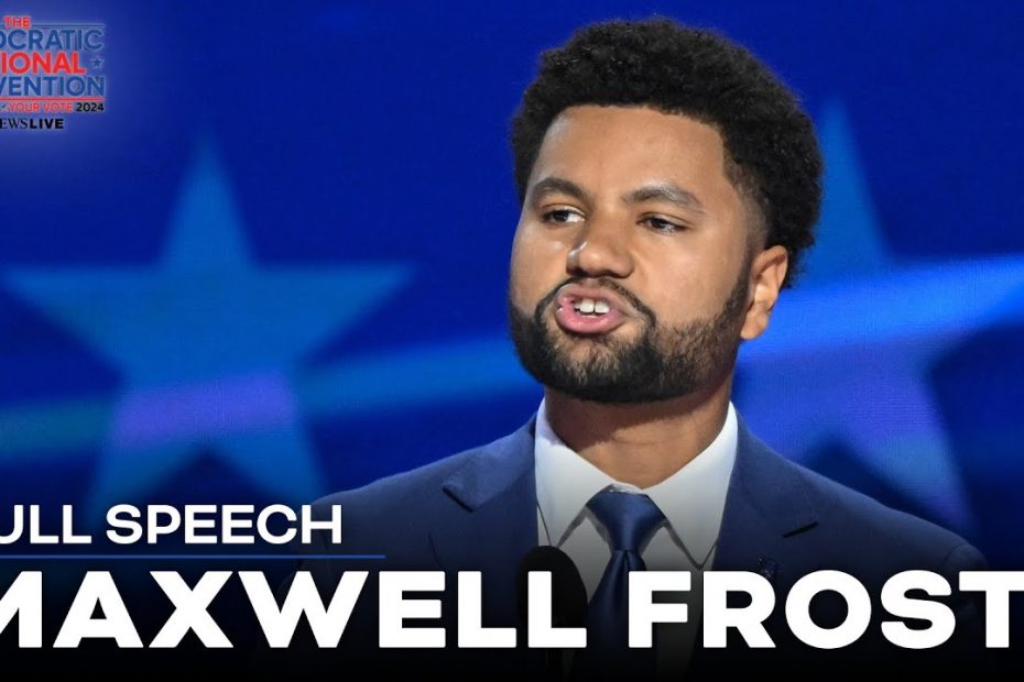 FULL SPEECH: Gen Z congressman gets crowd on their feet during DNC speech
