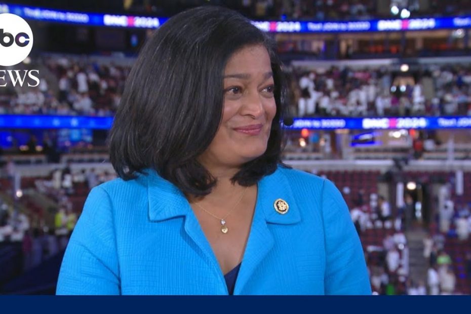 No Palestinian-American speaker on DNC stage an ‘opportunity missed’: Rep. Jayapal