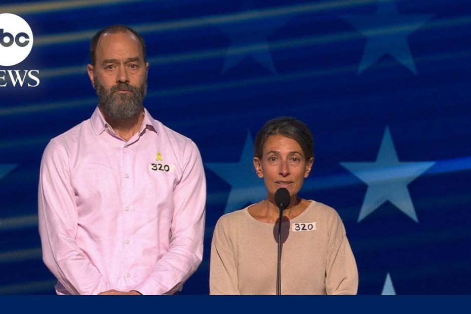 Parents of Israeli hostage address DNC crowd