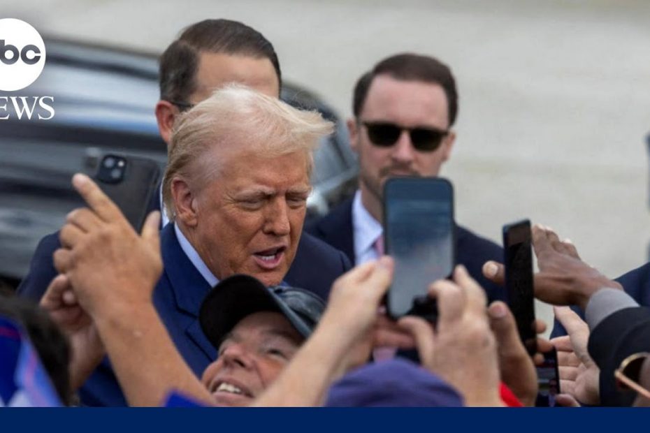 Trump and Vance hit campaign trail as Democrats descend on DNC