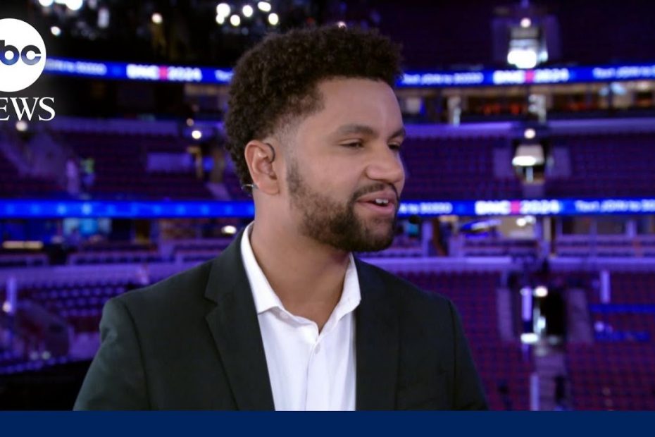 Rep. Maxwell Frost speaks on the 2024 election at the DNC