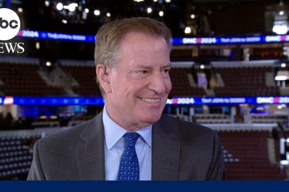 Former New York City Mayor Bill de Blasio endorses Kamala Harris for president