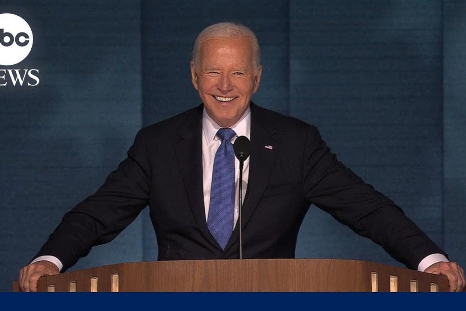 Biden speaks at DNC: 'Are you ready to vote for freedom?'