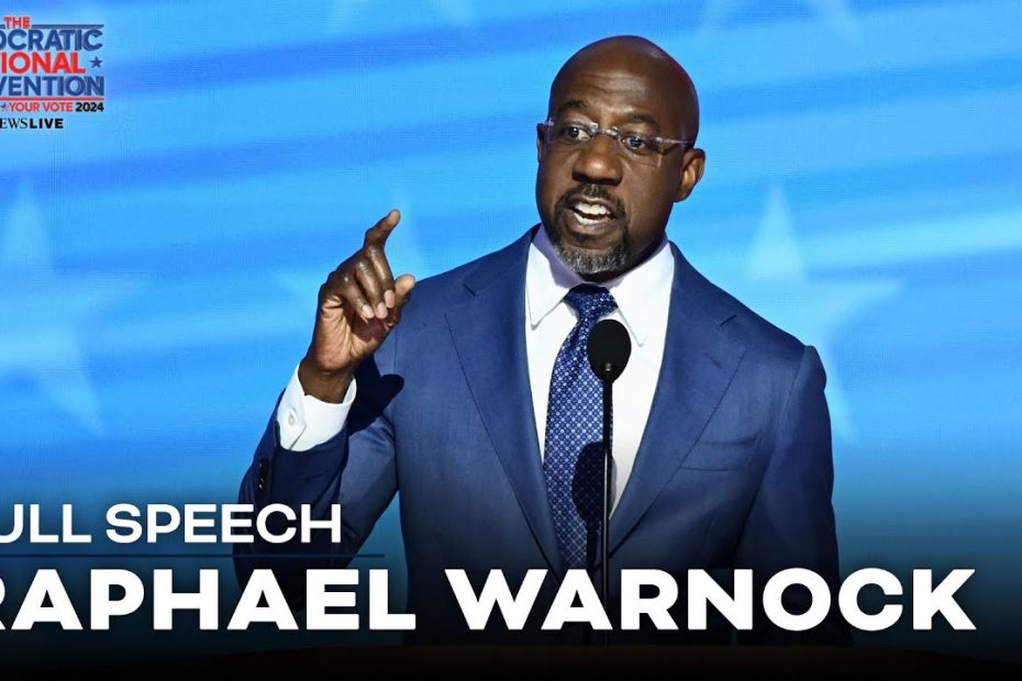 FULL SPEECH: Sen. Raphael Warnock calls Trump a 'plague on the American conscience' at DNC
