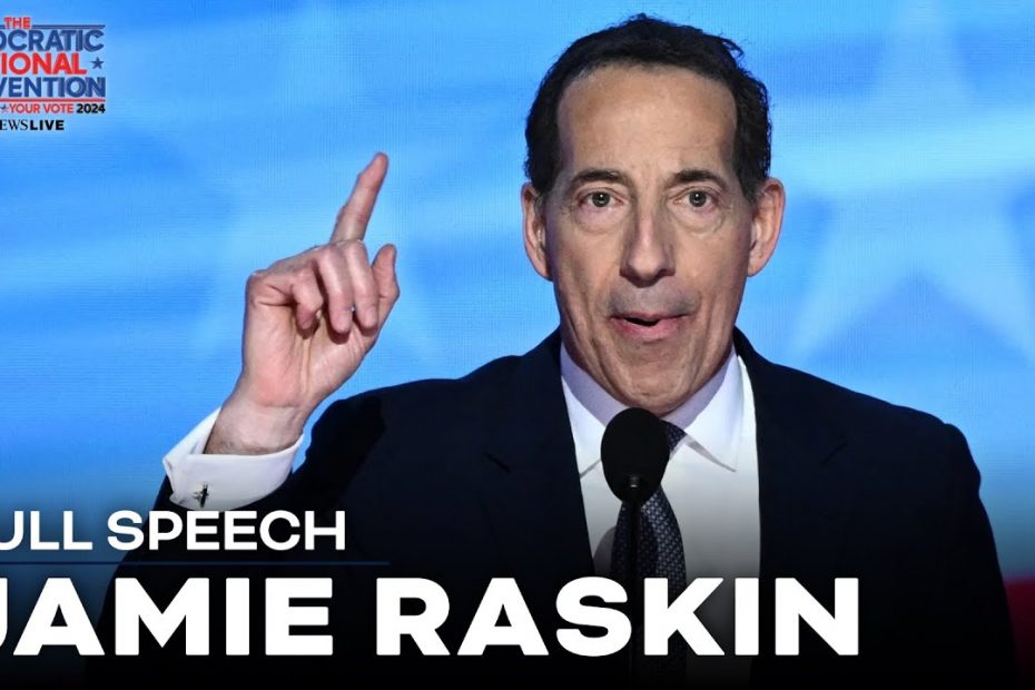 FULL SPEECH: Jamie Raskin notes horrors of Jan. 6 while speaking at DNC