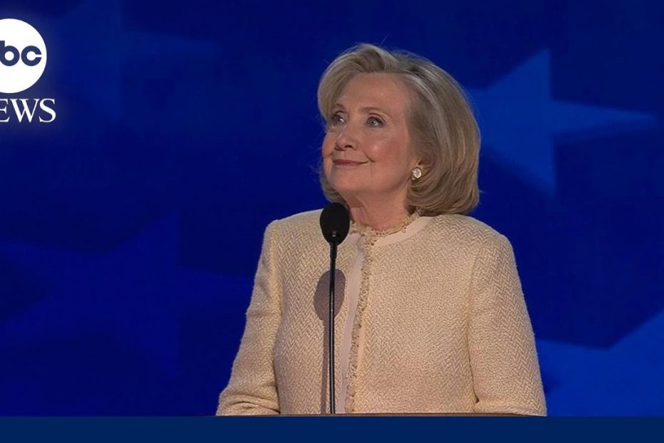 Hillary Clinton thanks Joe Biden for a 'lifetime of service' during DNC speech