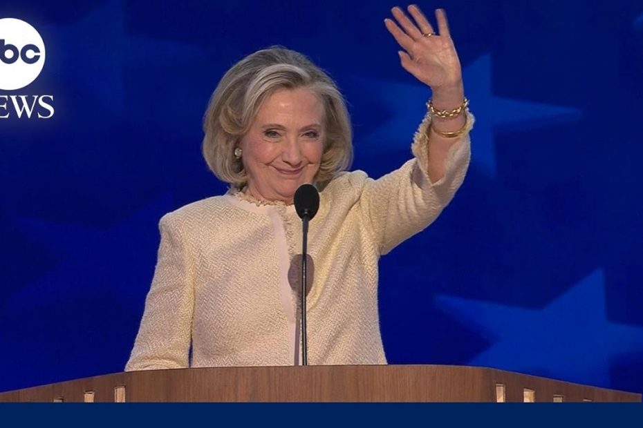 FULL SPEECH: Hillary Clinton gets standing ovation as she fires up DNC crowd