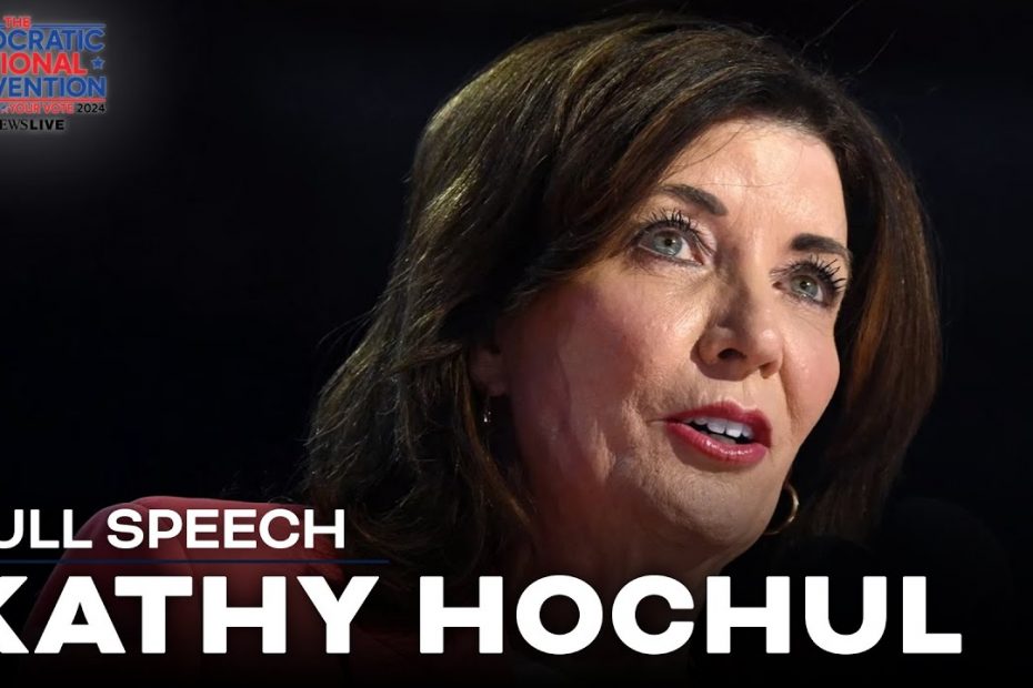 FULL SPEECH: NY Gov. Kathy Hochul slams Trump at DNC