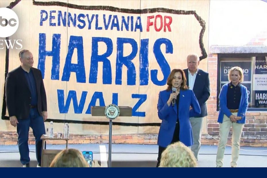 Kamala Harris delivers remarks at campaign stop in Pennsylvania