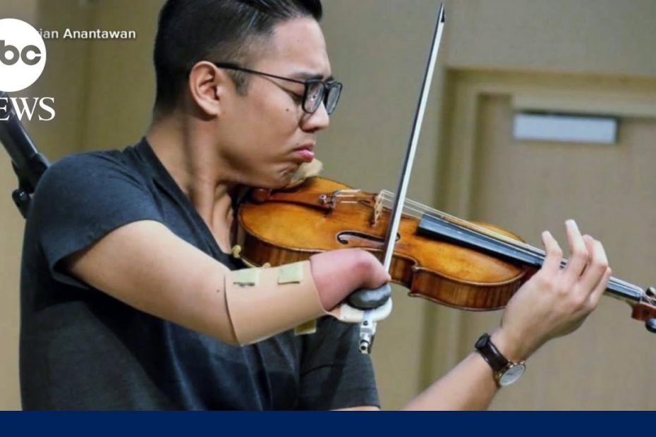 Violinist born with 1 hand helps find their unique sound