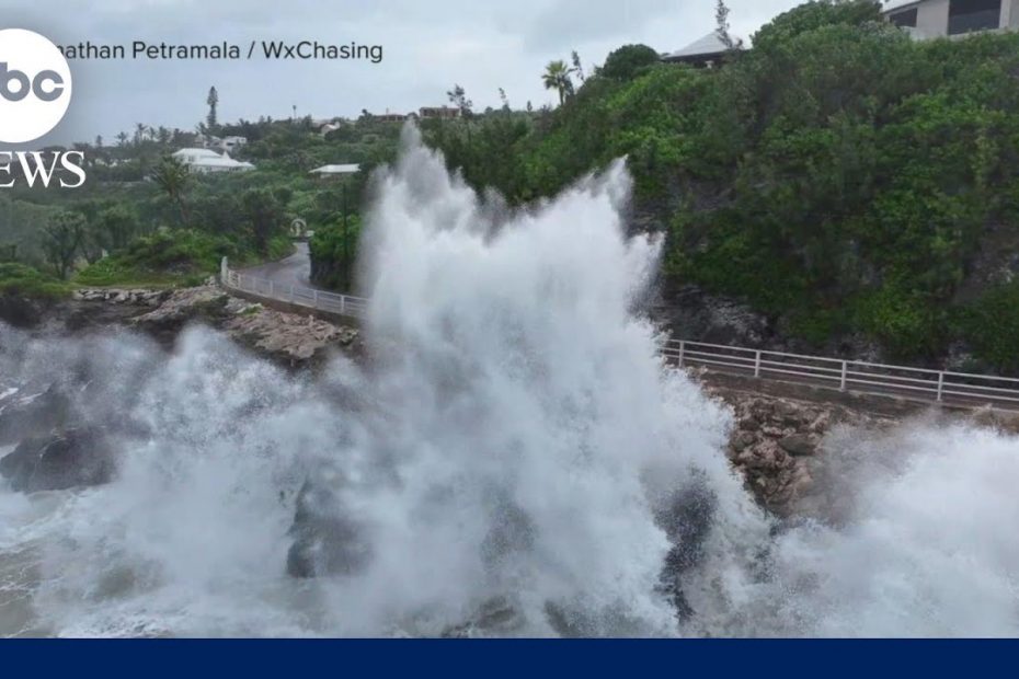 Hurricane Ernesto bears down on Bermuda