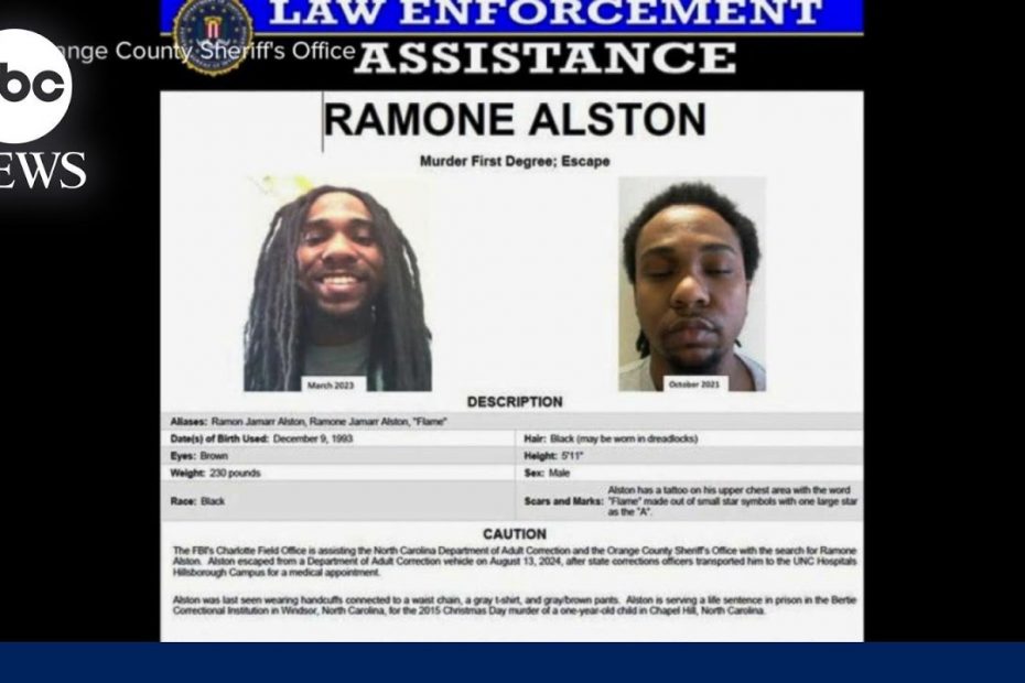 North Carolina authorities suspend ground search for escaped convicted murderer