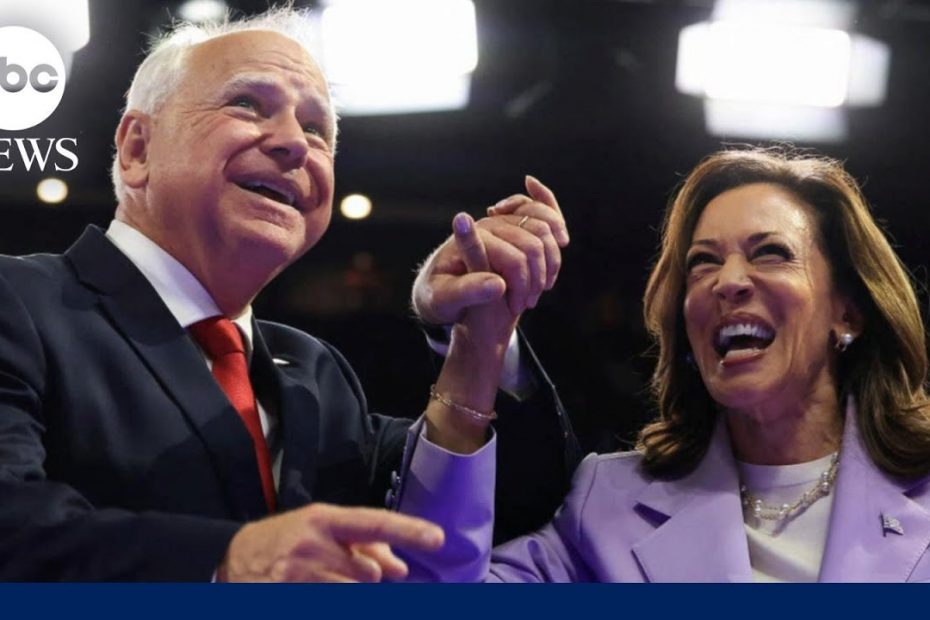 Kamala Harris and Tim Walz gain momentum as they visit battleground states