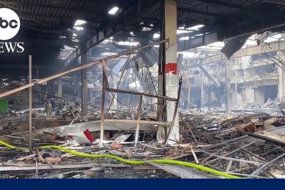 Russian missile hits shopping mall in Ukraine