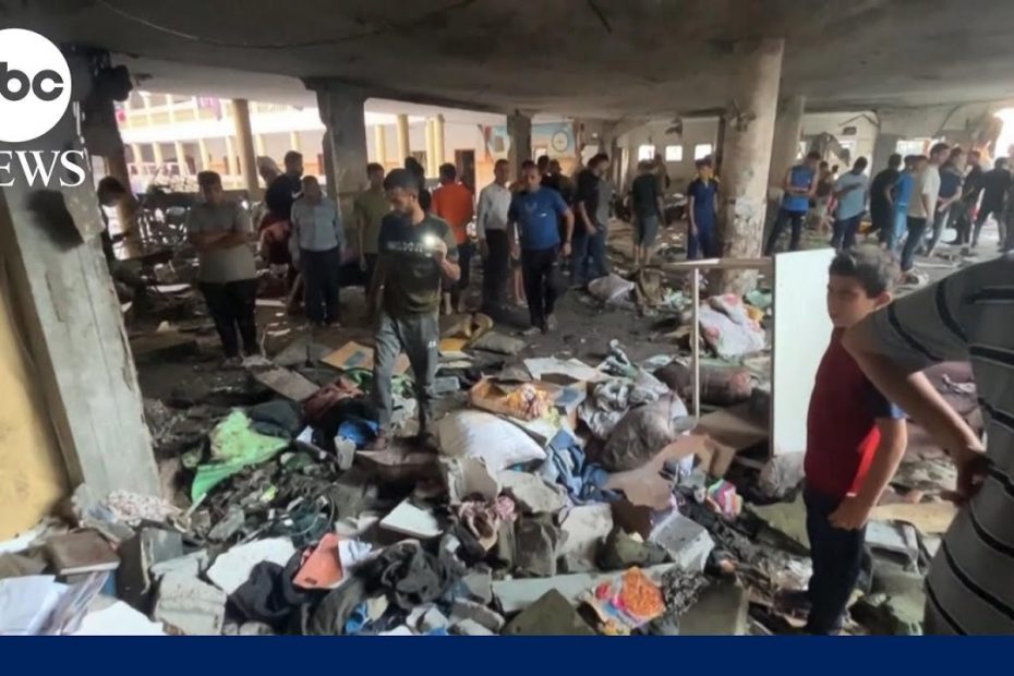 IDF carries out deadly airstrike on school in Gaza City
