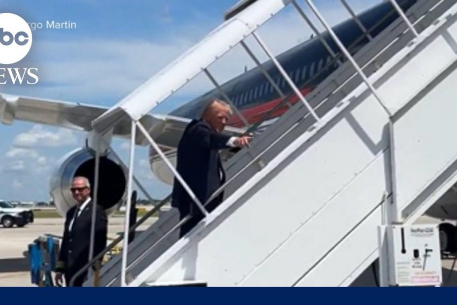 Trump's campaign plane diverted before rally