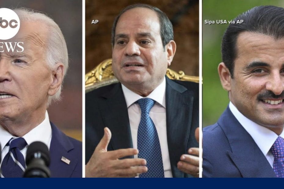 US, Qatar and Egypt push for renewed negotiations between Israel and Hamas