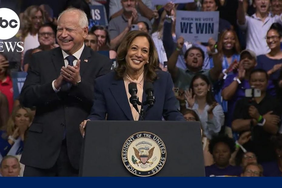 FULL: VP Harris speaks at campaign rally after tapping Walz as running mate