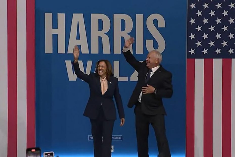 Kamala Harris, VP pick Tim Walz make first joint campaign appearance in Philadelphia