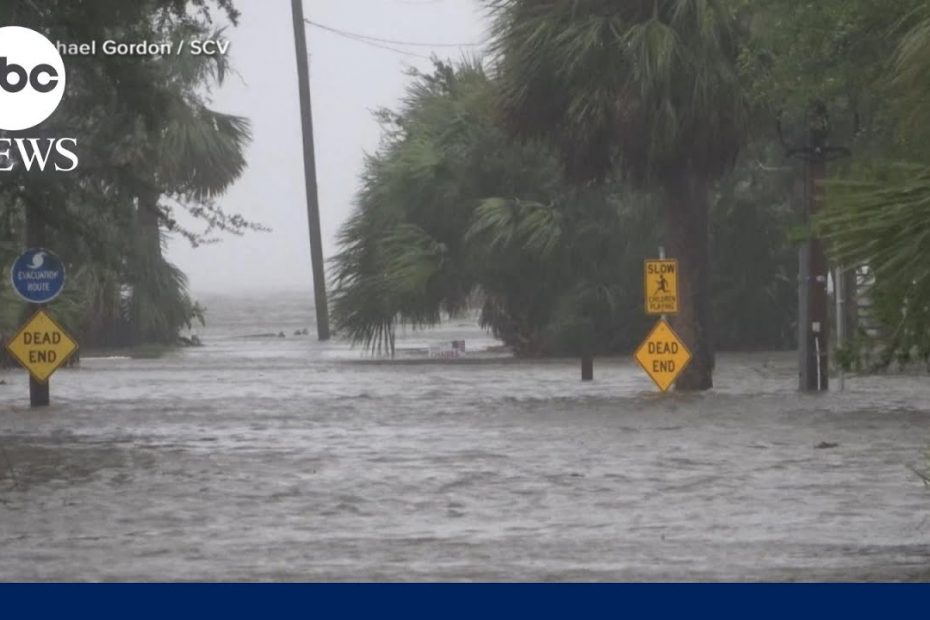 Catastrophic flooding threatens Georgia, South Carolina as Tropical Storm Debby moves north