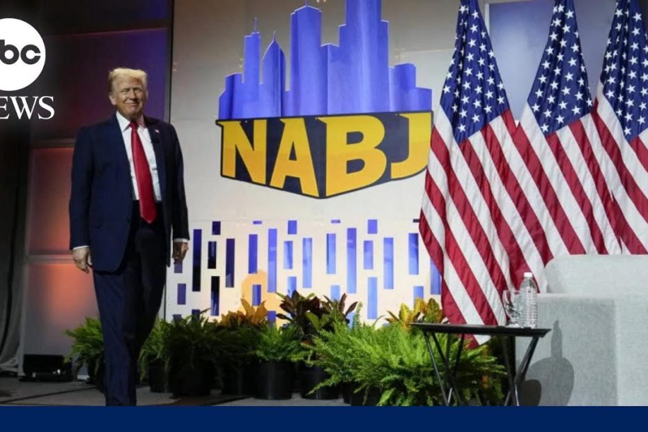Trump attacks Georgia’s Republican governor, Kamala Harris at Atlanta rally