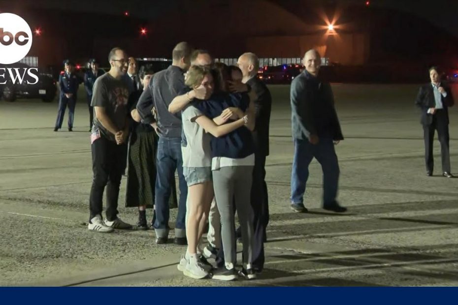 Americans Evan Gershkovich and Paul Whelan wrongfully detained in Russia return to U.S.